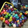 QMay DND Dice Set -25x7 (175pcs) Polyhedral Dice Compatible with Dungeons and Dragons D&D RPG MTG Table Games.25 Sets of 7 dice and a dice Bag