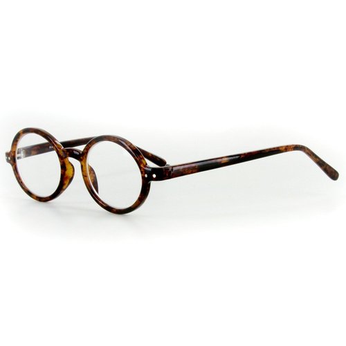 Aloha Eyewear Imagine Optical Quality Reading Glasses with Retro Round Frames (Tortoise +1.50)
