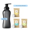 FABTAB Luxury Foaming Hand Soap Kit - Natural Hand Soap - Bathroom Hand Wash - Plant-Based - Platic-Free- No Harsh Chemicals. Variety Scents. 3x 11.09 Fl Oz Glass Bottles