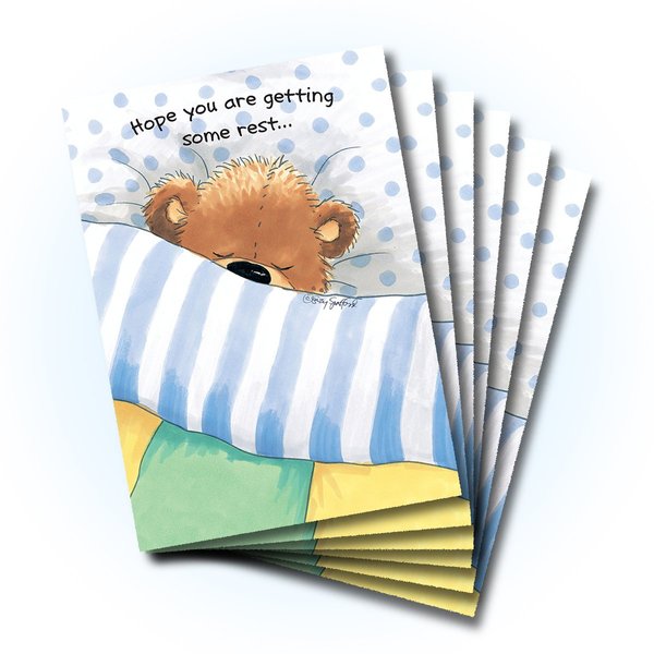 Suzy's Zoo Get Well Greeting Card 6-pack 10258