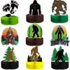 9 Pcs Bigfoot Honeycomb Centerpiece Bigfoot Theme Birthday Supplies Bigfoot Party Decorations Bigfoot Double Side Table Topper Party Favor for Bigfoot Outdoor Halloween Jungle Party Supplies Decor