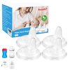 Sippy Spout Nipples for Philips Avent Natural Baby Bottles, My Grippy Spout Sippy Cup and Natural Trainer Sippy Cup, Replacement Bottle Nipple BPA-Free,4 Count, 6m+