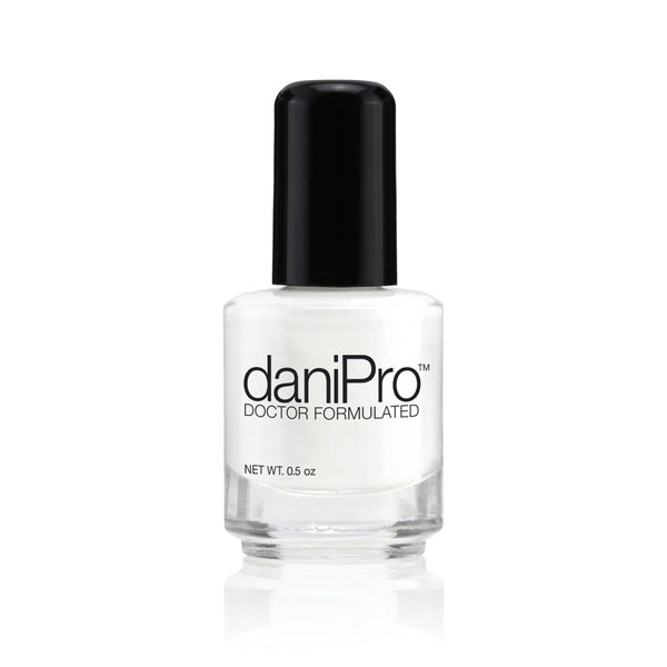 daniPro Doctor Formulated Nail Polish Just Dreamin’ - White Fingernail Polish & Toenail Polish, 0.5 oz with Undecylenic Acid, Biotin & Vitamins - Vegan Formula for Healthy Nails - USA-Made