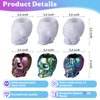 LET'S RESIN Skull Resin Molds, Hear-no, Speak-no, See-no 3 Pcs Skull Silicone Molds for Resin Crafts, Cute Epoxy Resin Molds Silicone for Resin Casting, DIY Craft, Home Decor