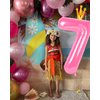 40 Inch Number Balloon 8, Pink Foil Balloons 8 Big Balloon, 8th Pink Party Supplies, 8 18 80 Birthday Balloons for Woman Girl,Wedding Anniversary