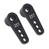 3Pcs ShareGoo Metal 25T Servo Horn 25 Teeth Steering Arm Compatible with Futaba Savox Power HD HSP Servos Motor Compatible with Wltoys Himoto Redcat Traxxas Axial 1/8 1/10 RC Car Truck (Black)
