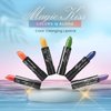 Magic Kiss Pack of 6 Color Changing Matte Lipstick set, Long Lasting Nutritious Lips Moisturizer Magic Temperature Color Change Lip Balm with Aloe Vera PH Lipstick MADE IN USA (Rainbow 6 Pack)