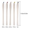 Guapa 10pcs Manual Disposable Microblading Pens with Blade Needle Tebori Pen 12/14/17/18U Pin Ombre Brows Lip Liner Training Permanent Makeup Embroidery Handpiece (18U)