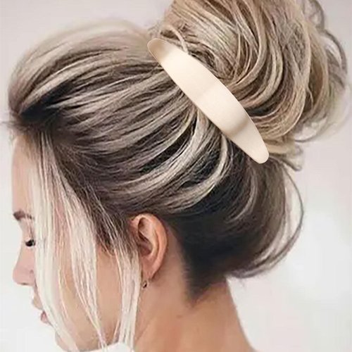 Andelaisi Vintage Oval Hair Clip Barrettes French Hair Barrettes Geometric Hairclip Hair Barrettes Metal Head Clips Hair Pin French Headwear Decorative Hair Accessories for Women and Girls Headdress