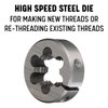 Drill America m11 X 1.5 1" OD High Speed Steel Round Adjustable Die, DWT Series