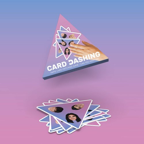 Bubblegum Stuff Card Dashing Game - Speed Snap Card Game - Fast and Fun Celebrity Board Game - Suitable for Family, Kids, Teenagers & Adults