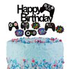 GOTPASS 11 Pcs Video Game Cake Topper Video Game Theme Cake Decoration for Man Or Kids Birthday Party Supplies