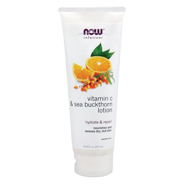 Now Foods Vitamin C and Sea Buckthorn Lotion - 8 fl. oz. 2 Pack