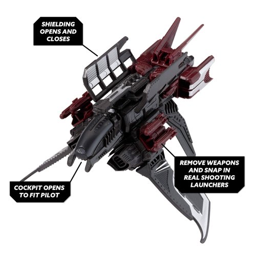 Snap Ships — Locust K.L.A.W. Stealth Craft — Construction Toy for Custom Building and Battle Play — Ages 8+