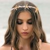 BARTOSI Starfish Headband Gold Pearl Bridal Headpiece Mermaid Hair Band Beach Wedding Hair Accessories for Women and Girls