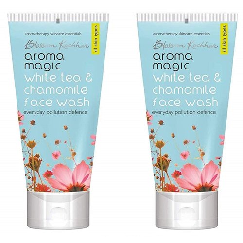Aroma Magic White Tea And Chamomile Face Wash (Pack Of 2) 100Ml