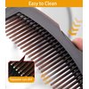 Dandruff Comb, Stainless Steel Fine Tooth Comb, Scalp Psoriasis Comb, Dandruff Remover Comb Scalp Sweep Detoxing Comb, Lice Comb Multifunctional Hairbrush For Scalp Massage Combs for Women Men Kids