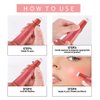 Soft Cream Liquid Blush Beauty Wand, Creamy Blush Makeup for Cheeks with Cushion Applicator, Natural-looking Cheek Tint Blush Dewy Finish,Blends Perfectly onto Skin,Long-Wearing (105 Ardour)