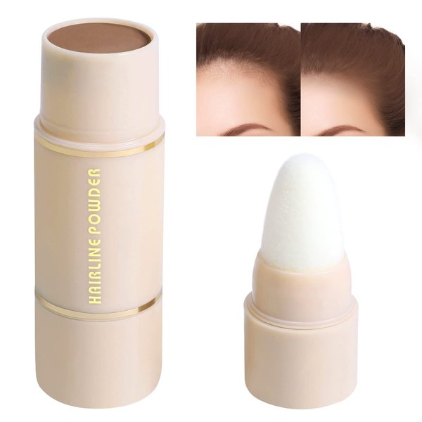 Boobeen Root Touch-Up Powder For Thinning Hair - Hair Shadow Concealer and Eyebrow Powder in Light & Dark Brown