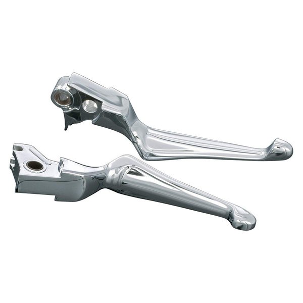 Kuryakyn 1723 Motorcycle Handlebar Accessory: Boss Blades Clutch and Brake Trigger Levers for 2014-16 Harley-Davidson Touring Motorcycles, Chrome, 1 Pair