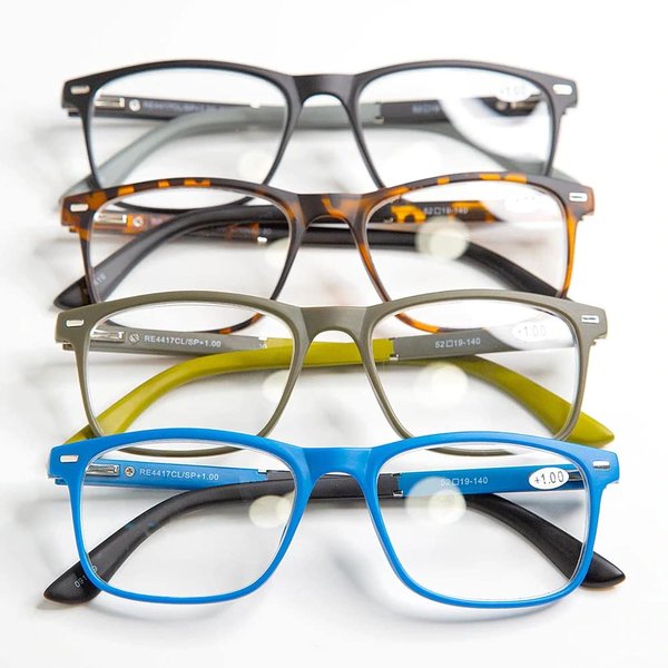 Big & Clear Magnifying Glasses Black (1.5X strength)