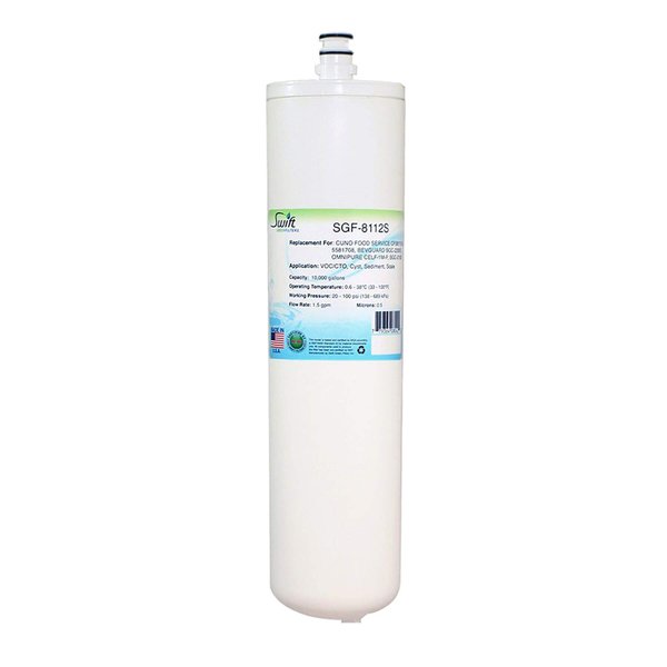 Swift Green Filters SGF-8112S Replacement for Cuno Cfs8112-S (1 Pack), White
