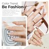 modelones Gel Nail Polish Set - 6 Colors Nude Brown White Skin Tone Neutral Beige Tan Taupe Gel Nail Polish Kit Popular All Seasons Summer Soak Off Nail Art Manicure DIY Salon at Home Gifts for Women