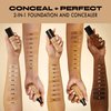 Milani Medium Beige Liquid Foundation Concealer - Flawless Complexion, Cruelty-Free, Covers Blemishes