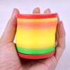 JOHOUSE Rainbow Magic Spring, 12 PCS Colorful Rainbow Neon Plastic Spring Toy, Fun Fun Goodie Bag Stuffers for Birthday Classroom Prizes and Party Favors Small Toys Gifts