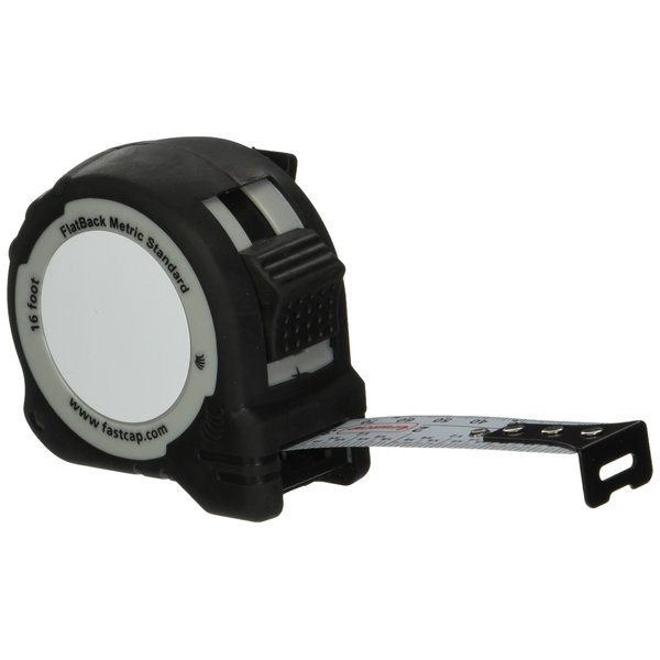 FastCap ProCarpenter Tape Measure, PMS-FLAT16, 16' - Automatic Lock, Rugged Compact Design, Dual Locking System, Ideal for Professionals and Home Improvement