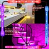 10 Packs 4 Pin LED Strip Light Connectors 10 mm, Solderless Led Strip Connector, Track Lighting Connectors for Waterproof RGB LED Strip Lights 16.4 Feet Conductor Extension Cable with Screwdriver