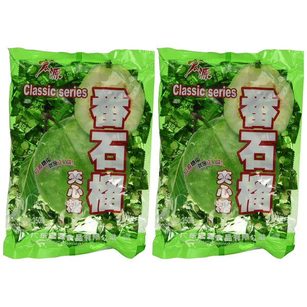 Bai Chuan HongYuan Classic Series Hard Candy (Guava Flavor) - 350 grams (Pack of 2)