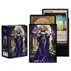 Katomula 100 MTG Card Sleeves with 100 Inner Sleeves, Textured Back Art Sleeves, Black Border & Black Inside, Fit Standard Size Cards - Liliana