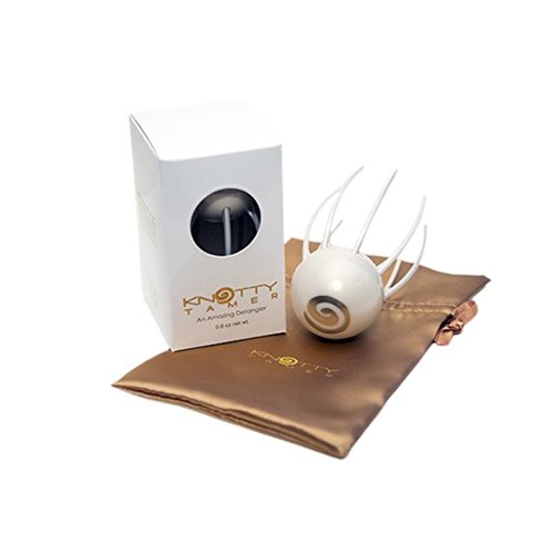 Knotty Tamer (Gold Effect) Hair Detangler | Wet Hair Brush Detangler | Tangle Teezer | Tangle Free Hair Brush | Detangling Brush for Curly Hair | All Types, Wet or Dry Hair Brush for Kids