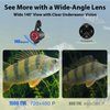 Eyoyo Underwater Fishing Camera, 4.3 Inch Fishing Camera DVR, Portable Fish Finder, 8-Hour Battery, Infrared Lights, Temperature & Depth Detection, 20M Cable for Lake Fishing