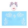 Salmue Face Painting Stencils, Face Paint Stencils for Kids and Adults, 7pcs/Set Reusable Tattoo Stencils Glitter Temporary Tattoos Templates Body Painting Facial Makeup Tattoo Design Tools