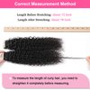 Hotlulana 40pcs Curly Tape in Hair Extensions Human hair Black Girl 3c 4a Kinky Curly Tape Ins Full Head Seamles Real Human Hair Tape in Extensions Natural Black Color 16 Inch 80g