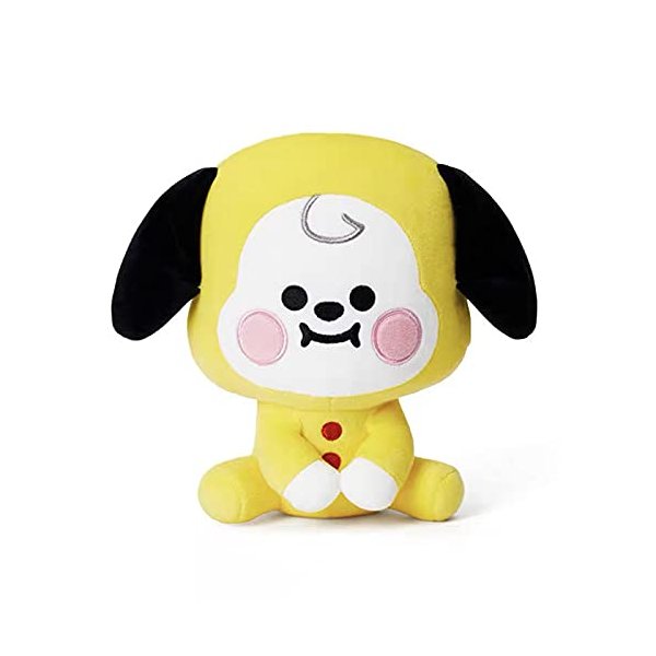 Lerion Cartoon Pillow for Kids,Pillow Doll Small Plush Puppets,Baby Series Character Cute Small Plush Stuffed Animal Figure Doll (Chimmy,7.8 inch)