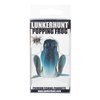 Lunkerhunt Frog Fishing Lure for Bass Fishing | Popping Frog 0.5 oz | Topwater Fishing Bait with Weedless Hooks, Hollow Body (Herring)