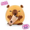 Snackles Series 2 Capybara & Boba 8 Inch Plush by ZURU, Ultra Soft Plush, Collectible Plush with Real Licensed Brands, Stuffed Animal, Giftable