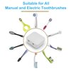 TAISHAN UV Toothbrush Case Sanitizer，Rechargeable Portable Mini Toothbrush Holder with Mirror,Kills 99.9% of Germs，Fits All Toothbrushes for Electric and Manual,Safety Feature for Home and Travel