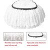 6 Pack Spin Mop Replacement Head Mop Refill Compatible with Ocedar Triangle Swivel Mops Microfiber Swivel Mop Refill,Deep Clean,Machine Washable and Easy to Replace