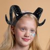 Beaupretty Devil Horn Artificial Sheep Horns Diy Goat Horns Headband Hair Clip Goth Accessories Halloween Cosplay Costume
