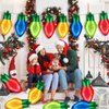 36 Pcs Christmas Light Bulb Balloon Light Bulb Foil Balloons Giant Mylar Balloon Set for holiday Birthday Party Decorations Supplies Red Yellow Green Blue Theme Birthday Decor Supplies Kit