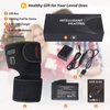 Heated Knee Pad with Massager - Heated Knee Brace Wrap, Knee Heating Pad for Arthritis, Knee Pain, Osteoarthritis, Meniscus Tear, Heating Pad for Knee for Men or Women(Singel)