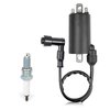 MOTO1988 Ignition Coil and Igniter CDI & Spark Plug Kit For Kawasaki Bayou 300 KLF300 1988-2004