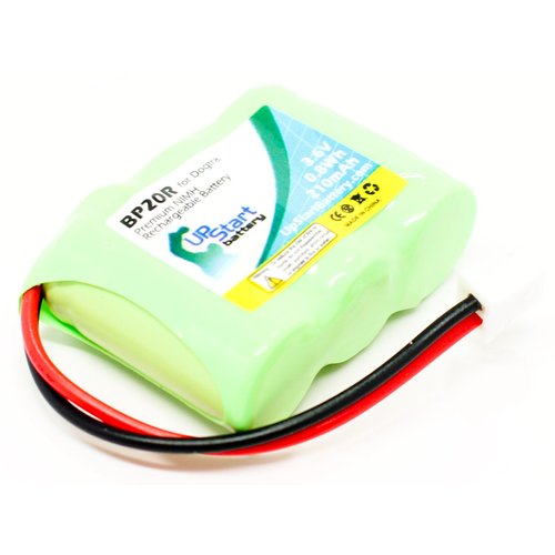 2X Pack - Dog Training Collar Battery Replacement for Dogtra BP12RT and BP20R - Dogtra 202 NCP Gold Transmitter and Receiver Battery