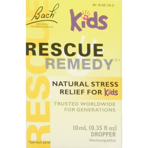 Bach Kids Rescue Remedy Natural Stress Relief Drops, 10 ml. 2 Pack