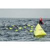 New Wave Swim Bubble for Open Water Swimmers and Triathletes - Be Bright, Be Seen & Be Safer with New Wave While Swimming Outdoors with This Safety Swim Buoy Tow Float (Fluo Green)