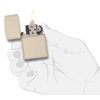 Zippo Classic Cream Matte Pocket Lighter